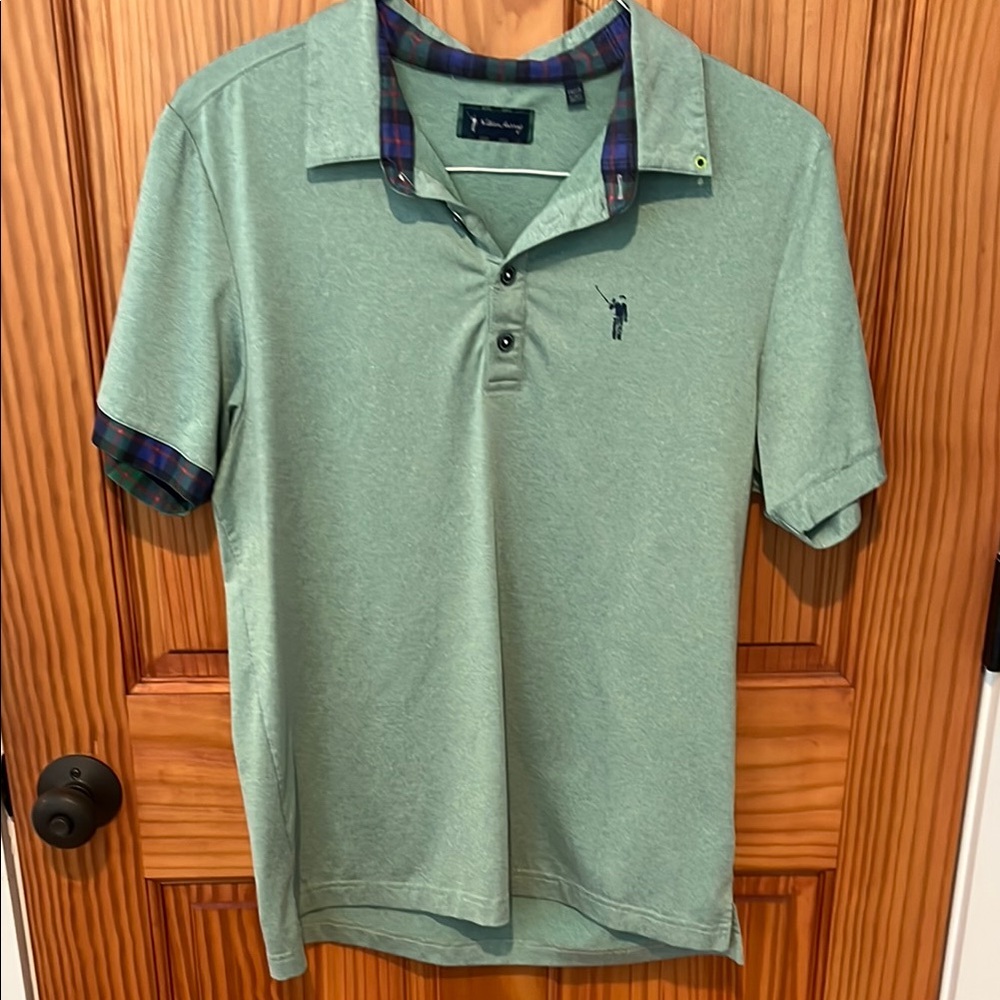 William Murray Men's Green Polo Shirt - Medium
